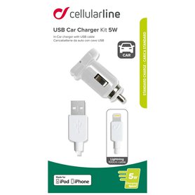 Nabíječka Cellularline do auta  CBRUSBMFIIPH5W